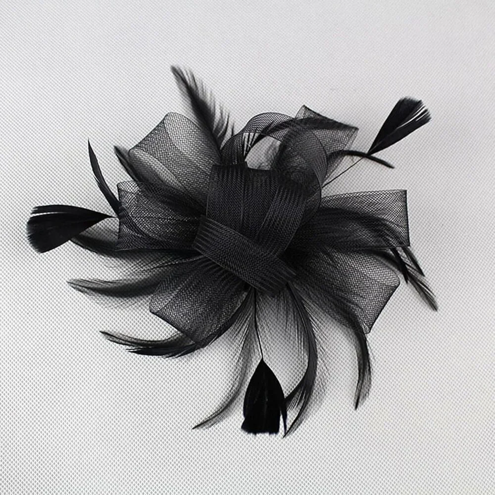 Women's Fascinator Hat Vintage 20s Style Headpiece for Wedding Derby Party
